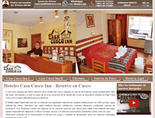 Tablet Screenshot of hotelcusco.com